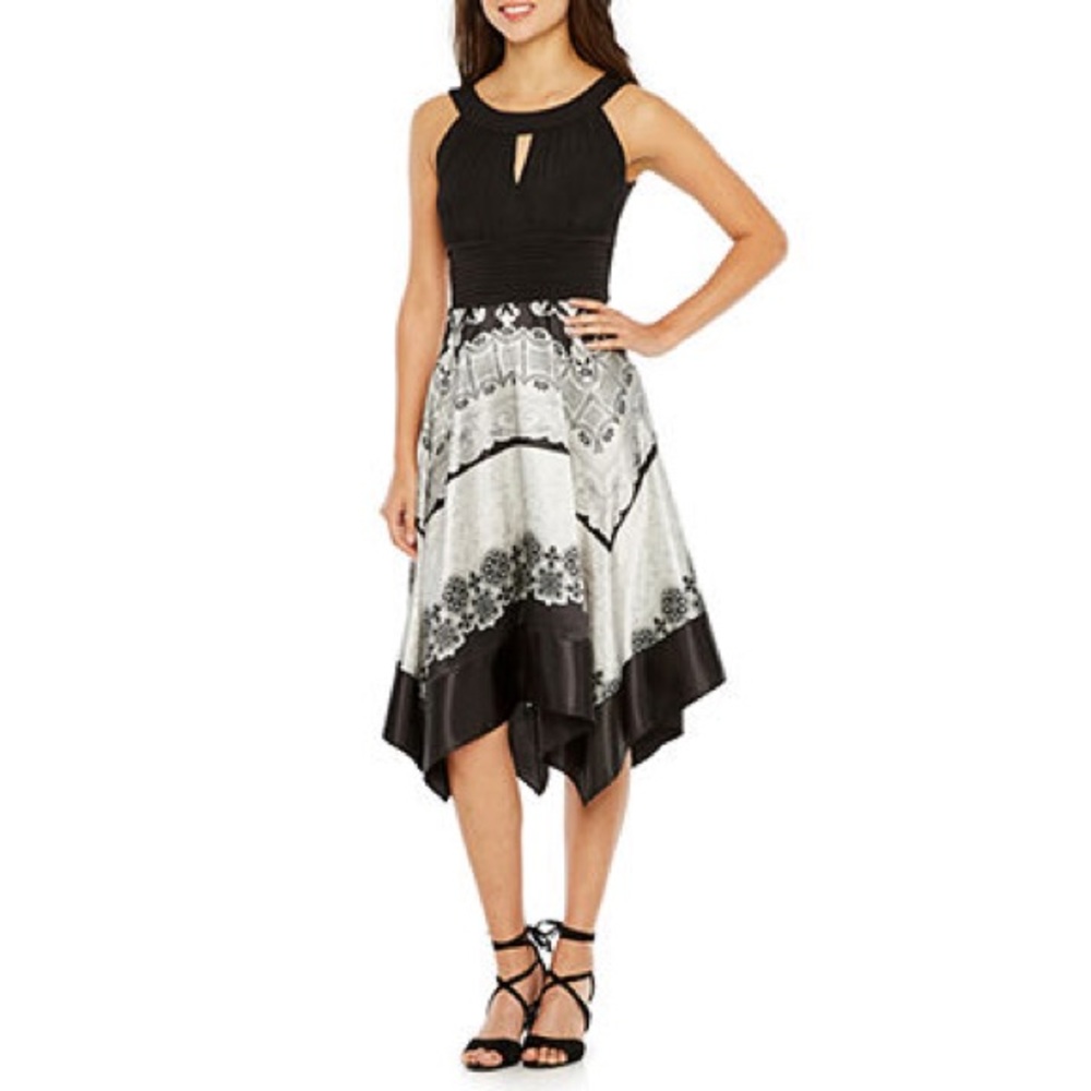 Melrose Blk/Silver Social Dress - 4